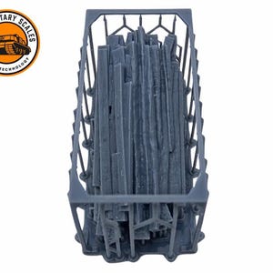Pila de tablones de madera - Accesorios para dioramas militares, kit de maquetas impresas en 3D para coleccionistas, dioramas históricos a escala 1/35, 1/48 y 1/72 imagen 3