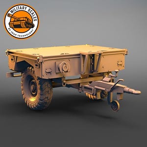 PS AERO TR - polish military scales modern war cargo load ammo fuel off-road trailer modeling hobby 1/30 1/35 1/48 1/56 1/72 1/76 1/87