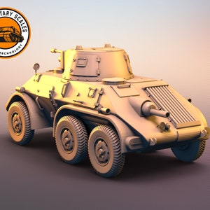 Pantserwagen M.39 dutch military scales ww2 vehicle armored recon car off-road truck modeling hobby 1/30 1/35 1/48 1/56 1/72 1/76 1/87 image 3