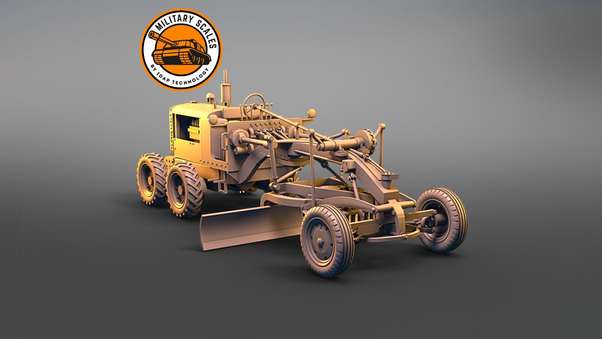 キャタピラー No.12 モーターグレーダー - アメリカ軍スケール WW2