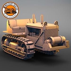 Heavy Tractor M1 - International Harvester TD-18 - USA military scales ww2 tracked tractor modeling hobby 1/30 1/35 1/48 1/56 1/72 1/76 1/87