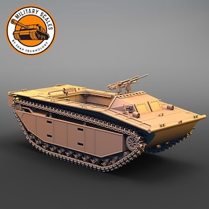LVT 2 - american military scales ww2 amphibious armored landing support vehicle modeling hobby 1/30 1/35 1/48 1/56 1/72 1/76 1/87