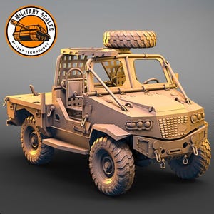 PWA AERO - polish military scales modern war vehicle off-road 4x4 airborne troops truck modeling hobby 1/30 1/35 1/48 1/56 1/72 1/76 1/87