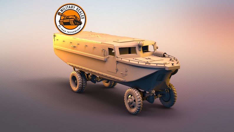 Toyota Amphibious Su-Ki japanese military scales ww2 vehicle amphibious transporter modeling hobby 1/30 1/35 1/48 1/56 1/72 1/76 1/87 image 1