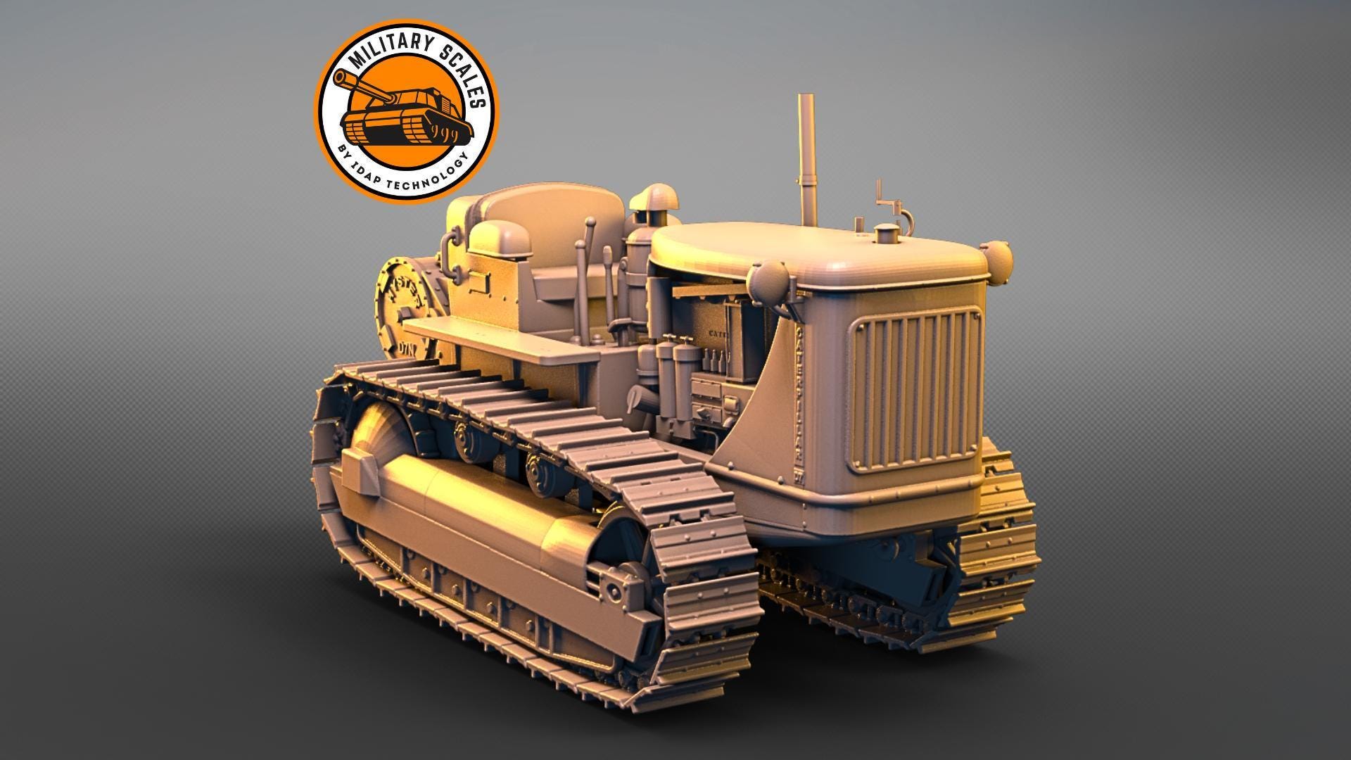 Norscot Cat D8R Series II Track-Type Tractor Muddy Edition 1