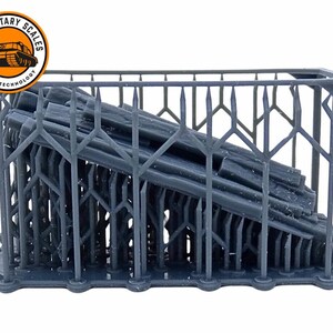 Pila de tablones de madera - Accesorios para dioramas militares, kit de maquetas impresas en 3D para coleccionistas, dioramas históricos a escala 1/35, 1/48 y 1/72 imagen 4