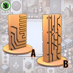 Monolith for Eclipse - Sci-fi Structure Custom Miniature Boardgame Component Galactic Marker Game Upgrade Unique Token Space Building