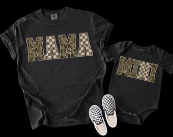 Comfort Colors Mama And Me Matching Shirt & Onesie