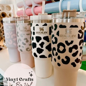 Stanley Cup Quencher Vinyl Wrap | Cheetah Print Decal Wraps | Cup Not Included