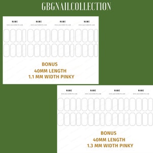 8 Nail Decals Templates DIY Digital Waterslide + FREE Bonus| Digital ...