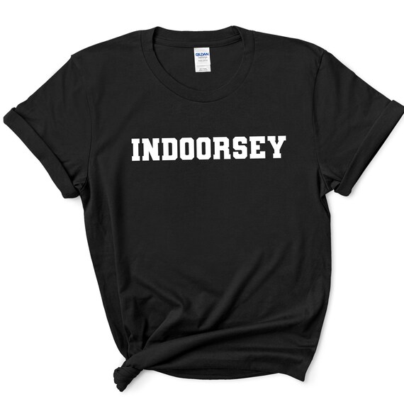 Indoorsey T-Shirt, Funny Introvert Homebody Tee, Cozy Lifestyle Graphic Top