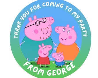 Stickers de fête personnalisés, autocollants de cône sucré de fête pour enfants, cadeaux, autocollants de sacs de fête