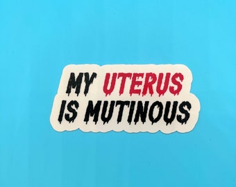 Pro Choice Aufkleber, Frauenrechte Aufkleber, Aufkleber für reproduktive Rechte, Textaufkleber, feministische Geschenke, pro Reh, Abtreibungsrechte