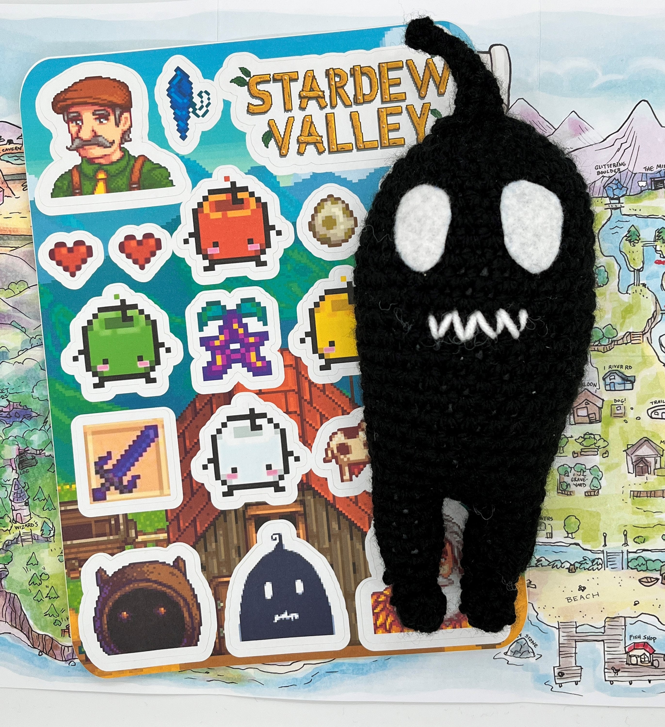 Krobus Plush Stardew Valley Plush Gifts for Gamer Boyfriend Etsy UK