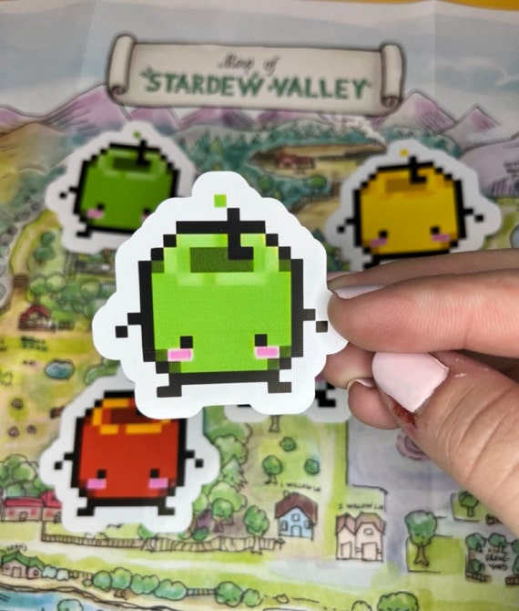 Stardew Valley Junimo sticker, video game stickers, gamer gift, junimo, laptop sticker, cute gaming sticker, stickers cute, gaming gift