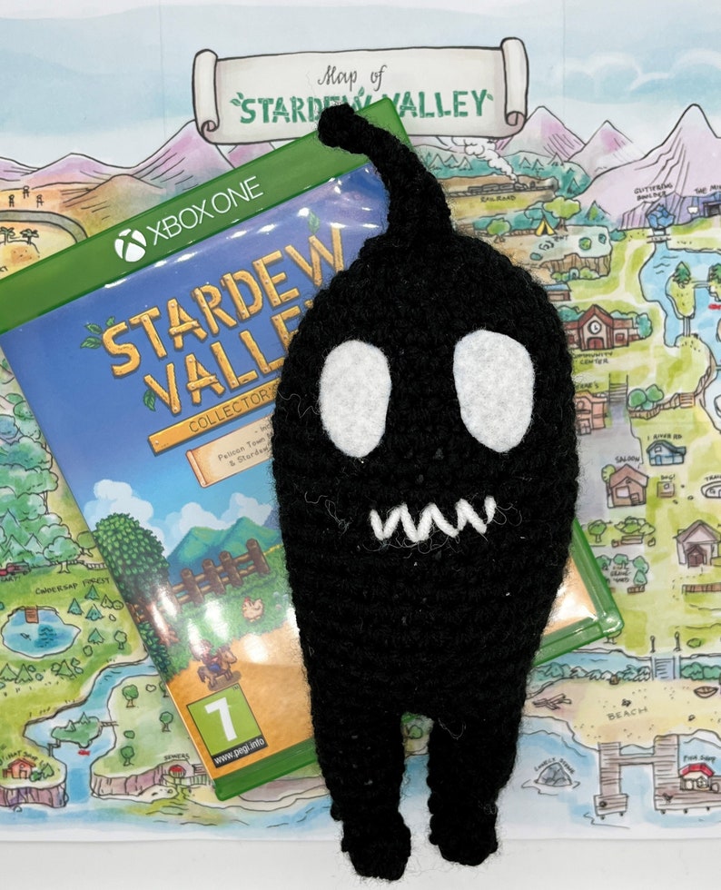 Krobus Plush Stardew Valley Plush Gifts for Gamer Boyfriend Etsy