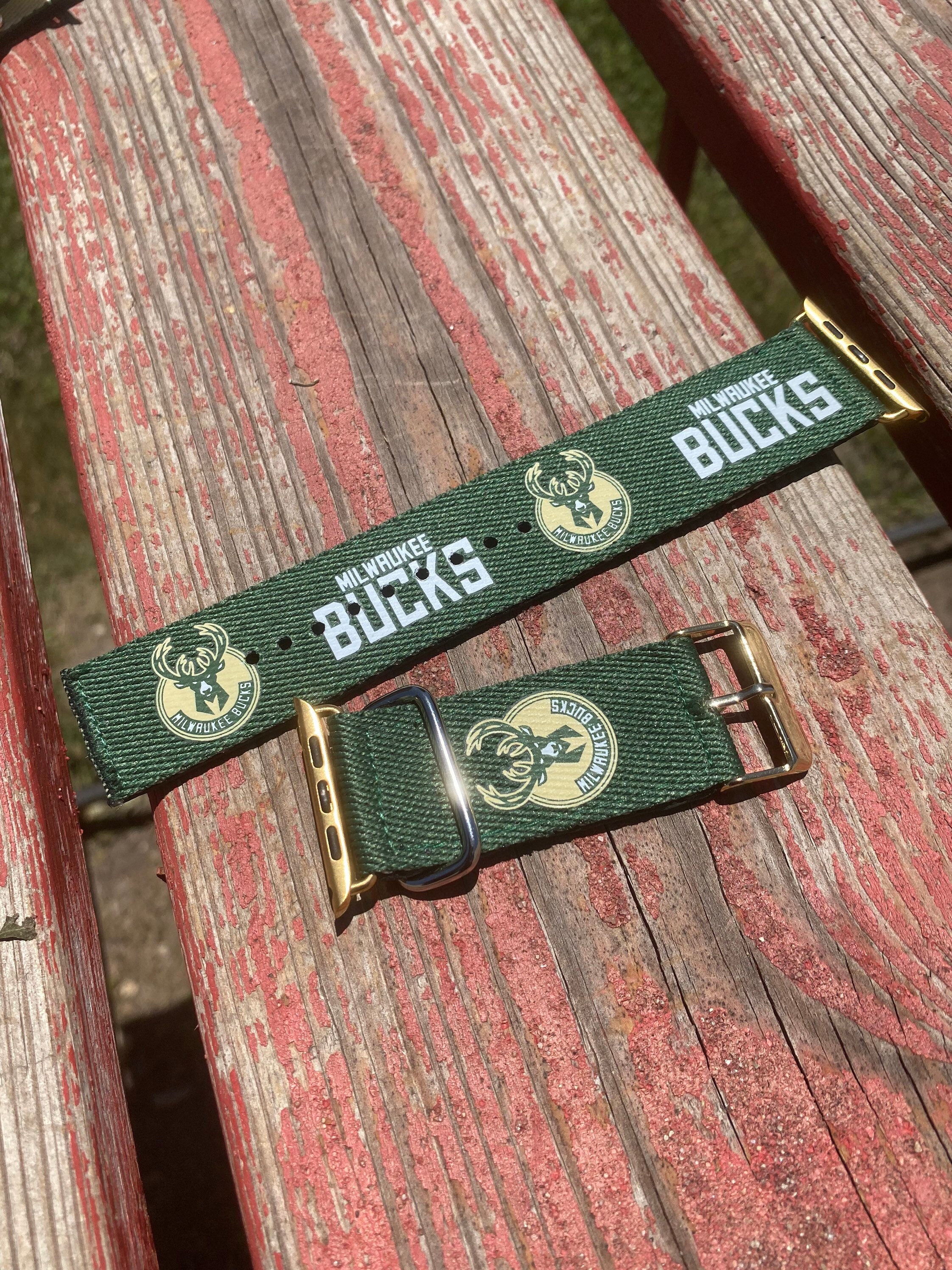 Milwaukee Bucks Championship Edition Away NBA Apple Watch Band Etsy