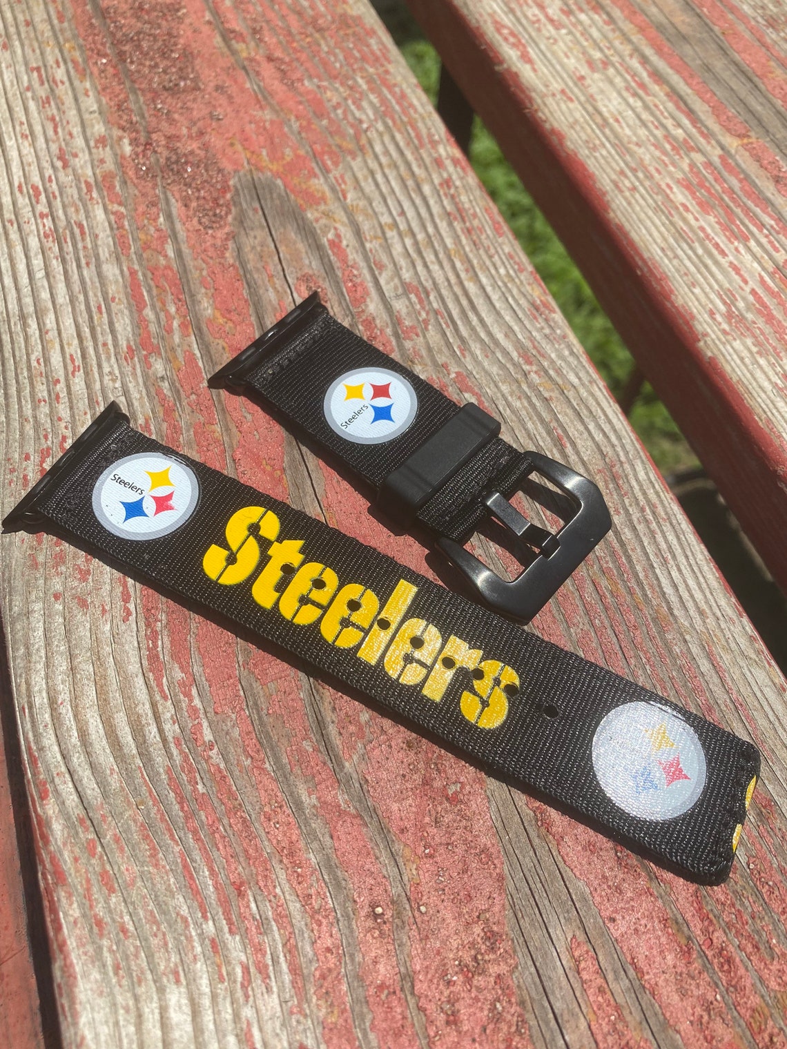 Pittsburgh Steelers Football NFL Apple Watch Band and