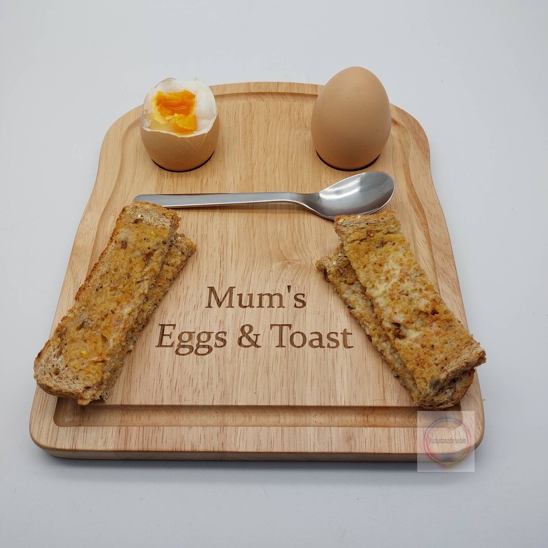 Personalised Egg and Toast Board, Breakfast Board, Great Gift for Any