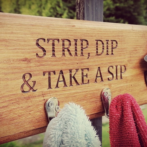 thumbnail image 2 of Personalised King & Queen Hot Tub Spa Slippers - Cotton Mules For Men & Women 2 of 5