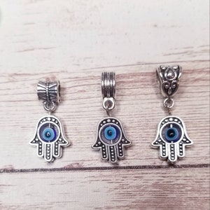 Evil Eye Hamsa Hand -  Protection Charm Personalized Necklace | Spiritual Jewelry for Good Luck & Protection