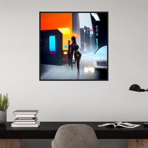 cyber city digital prints