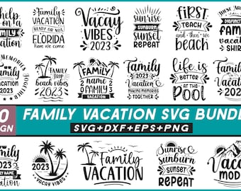 Family vacation svg, family vacation shirts svg, vacation family svg, travel vacation, family trip - printable, cricut & svg