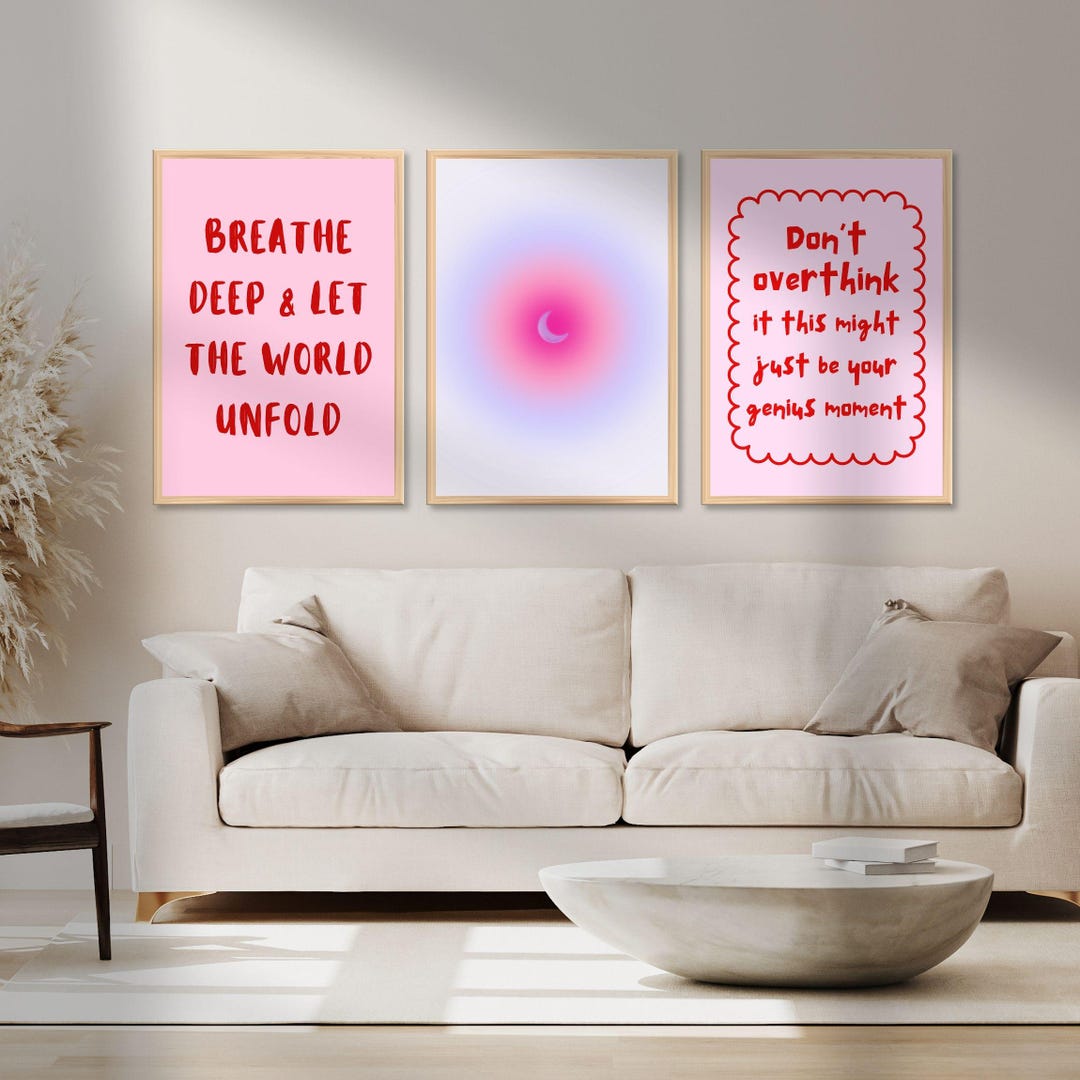 Pink Trendy Wall Art Print - Motivational Quote Digital Download ...