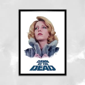 Fanart ispirata al film L&#39;alba dei morti George A Romero Ritratto Francine Gaylen Ross