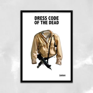 Dress code of the dead Day of the dead inspired decoration George Romero Zombie Sarah Lori Cardille