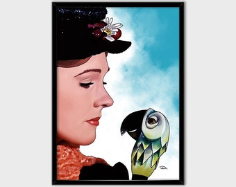 Mary Poppins Umbrella Handle, Parrot Umbrella Handle - Etsy