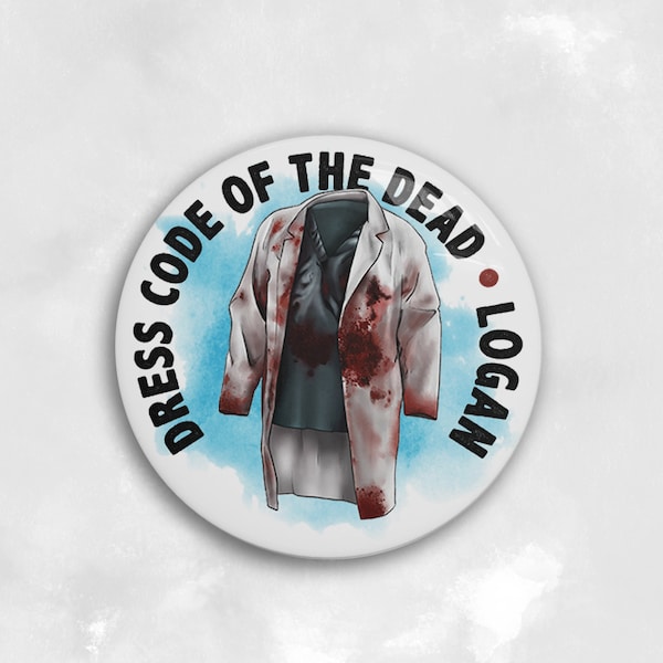 Badge Dress Code of the Dead Logan Richard Liberty inspiré Day of the dead 1985 George A. Romero