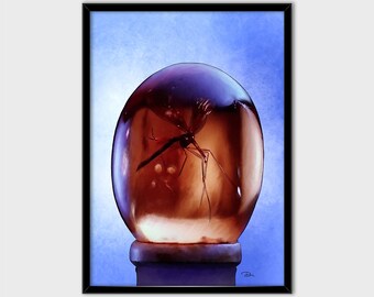 Plakat inspirowany filmem Jurassic Park Mosquito Dinosaur