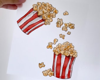 Image thermocollante « Popcorn Duo » – grand/maxi