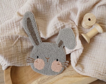 Chenille Patch "Hase Knickohr"