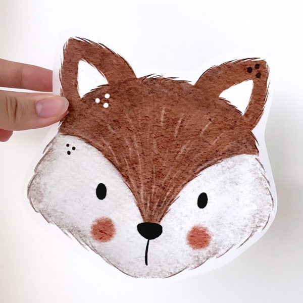 Bügelbild „Cute Fox“ - groß/maxi