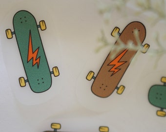 Imagen termoadhesiva “Skateboard - verde” - mini