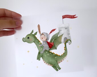 Immagine termoadesiva “Dragon Tamer” - maxi/grande