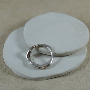 In The Flow - Ring | 925 Sterling Silver | Unique | Modern | Minimalistic | Handmade | A&OJewelry