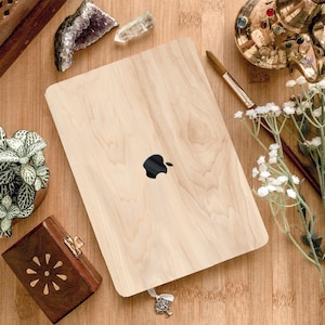 Seamless Natural Wood Vein Background Realistic Design Printed Hard Case Rubberized Cover for MacBook Pro 13 14 16 Touch 15 Air 11 12 Laptop