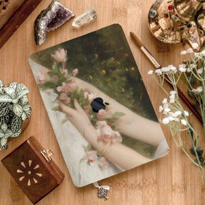 Custodia rigida in gomma stampata con stampa artistica romantica, per MacBook Air Pro 11, 13, 14, 15 e 16 pollici.