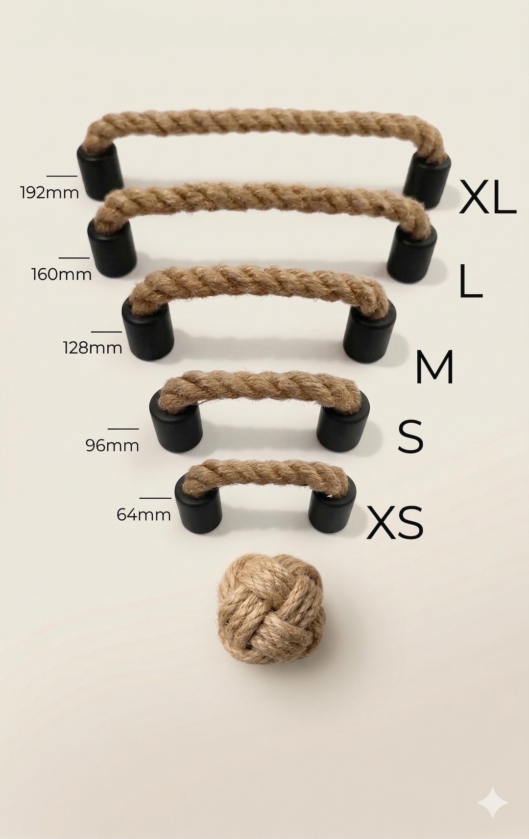 Handmade Jute Rope Drawer Pulls – Boho Wicker Cabinet Hardware, Rustic ...