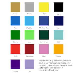 guitar decal colors