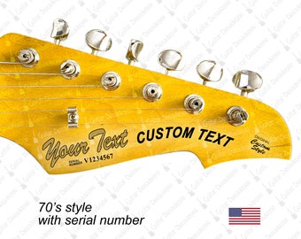 シェクター ギター デカール ヘッドストック 修復 ウォータースライド