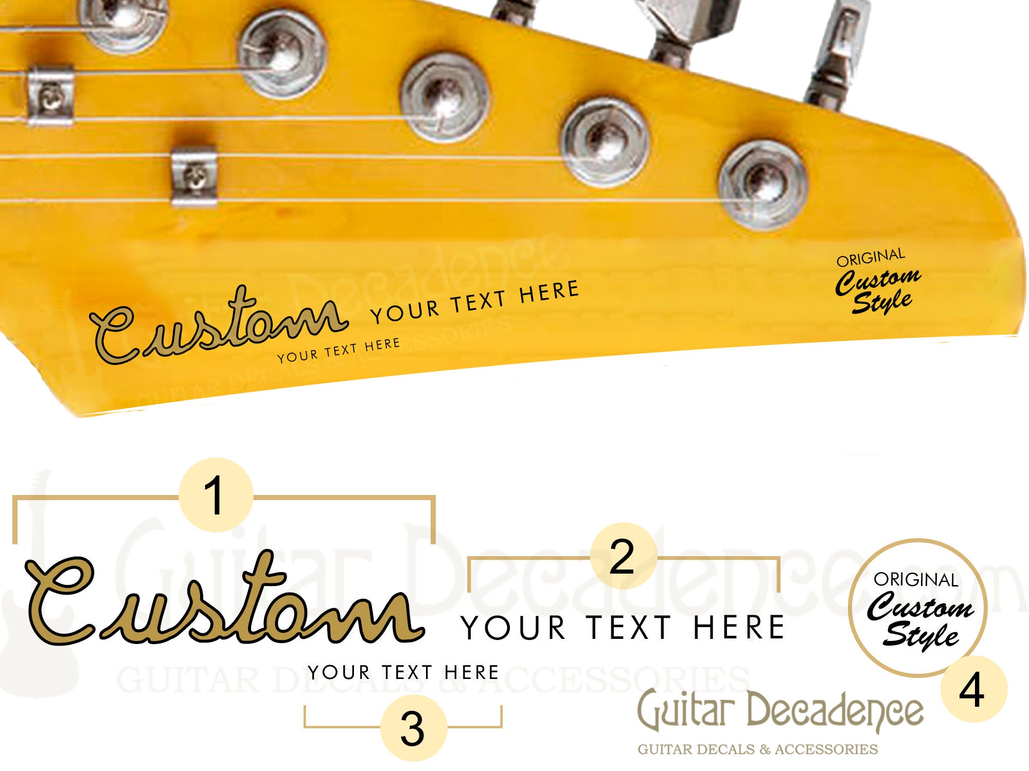 Telecaster decal - Etsy 日本