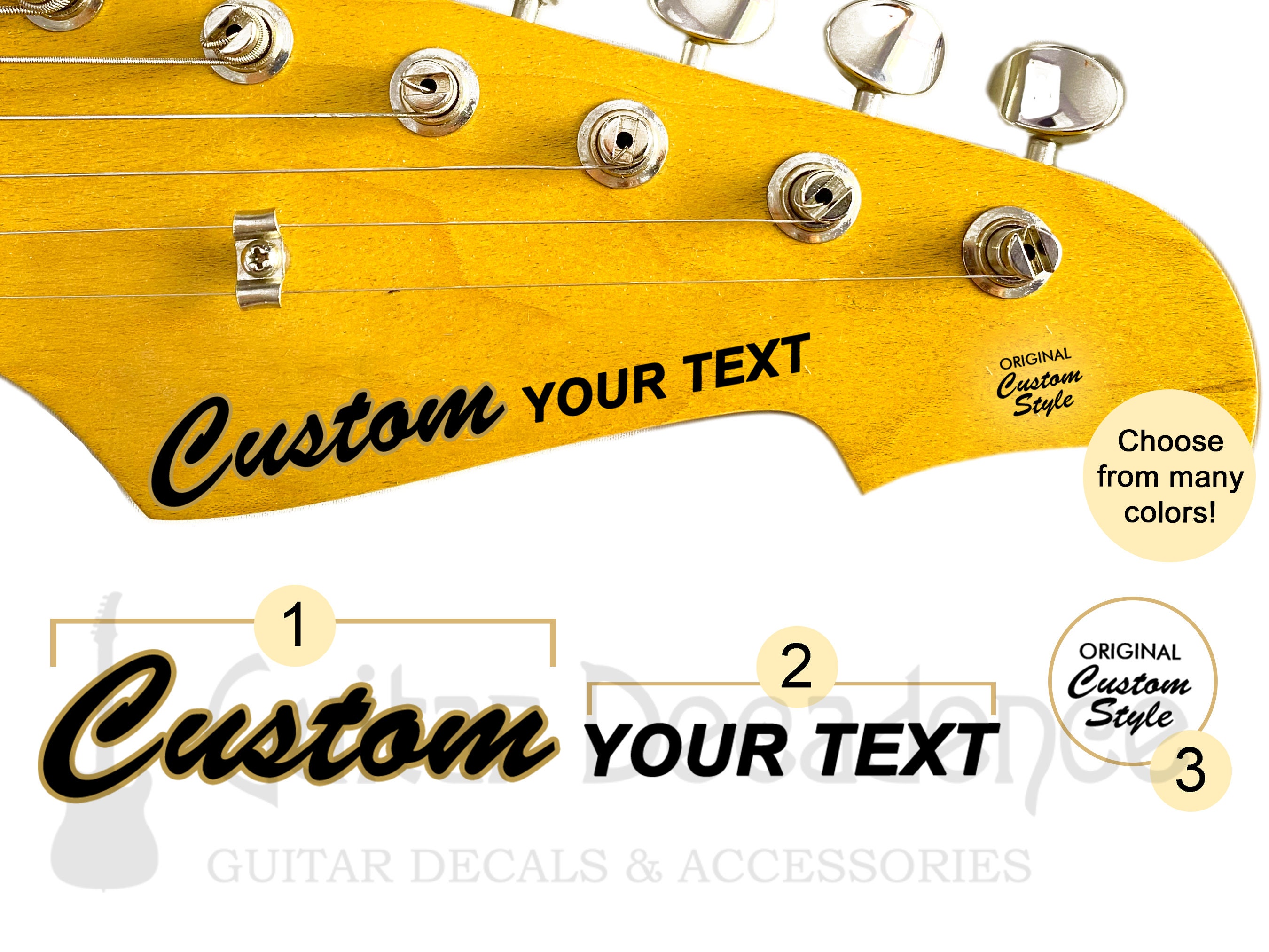 Squier Guitar Decal picture pic photo