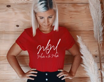 Bella Canvas 3001 Mockup / Bella Canvas Red Tshirt Mockup / T-Shirt Model Mockup / Autunno Autunno Inverno