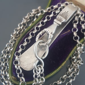 Antique Sterling Silver Châtelaine XIXth Century French Regional Jewelry