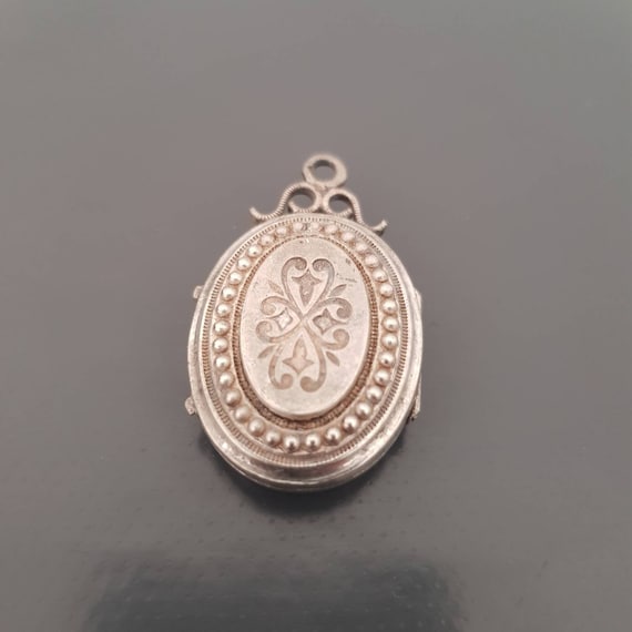 Antique Victorian Sterling Silver Pendant Souveni… - image 6