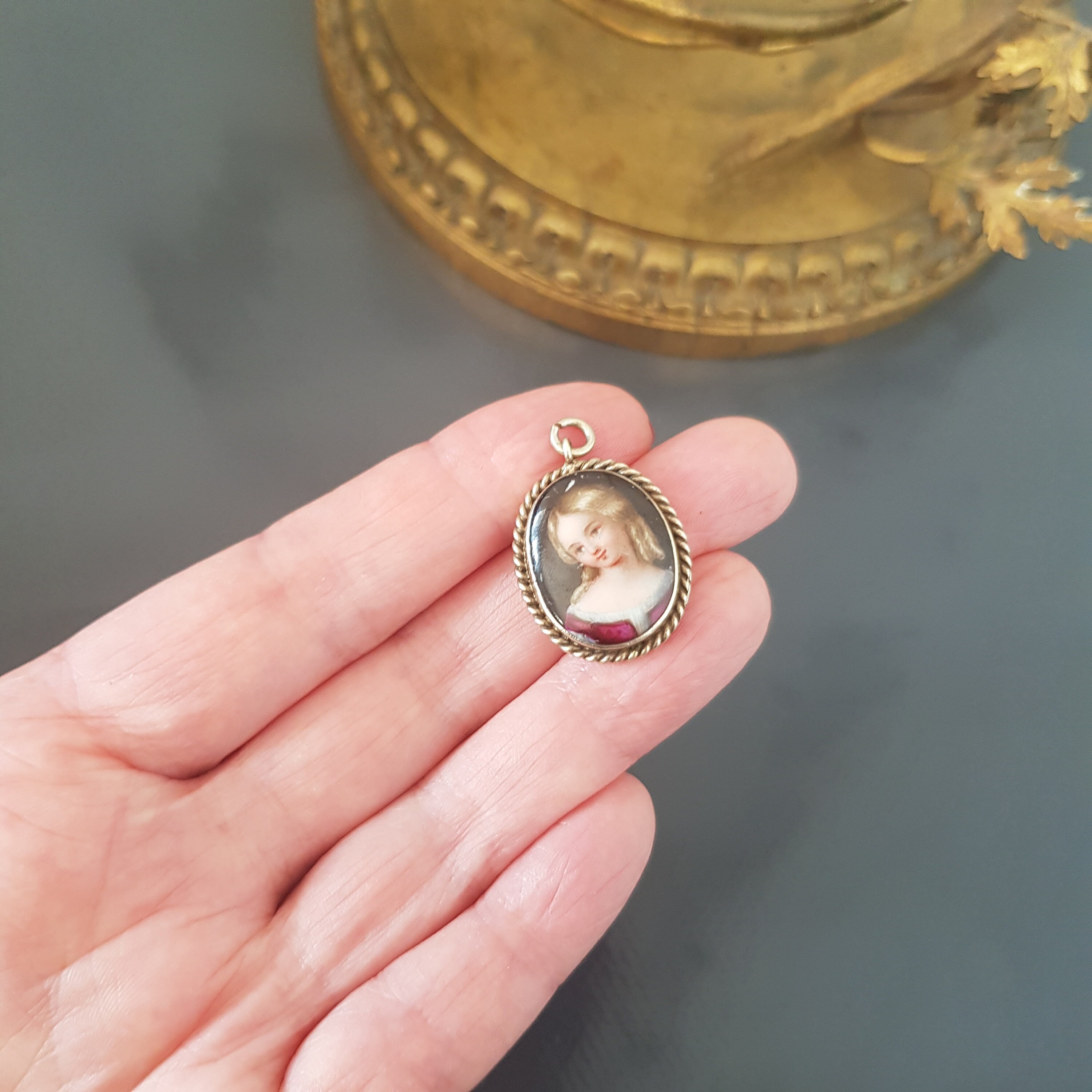 RARE PENDENTIF MODERNISTE Signé K&L - Argent Massif EUR 80,00 - FR